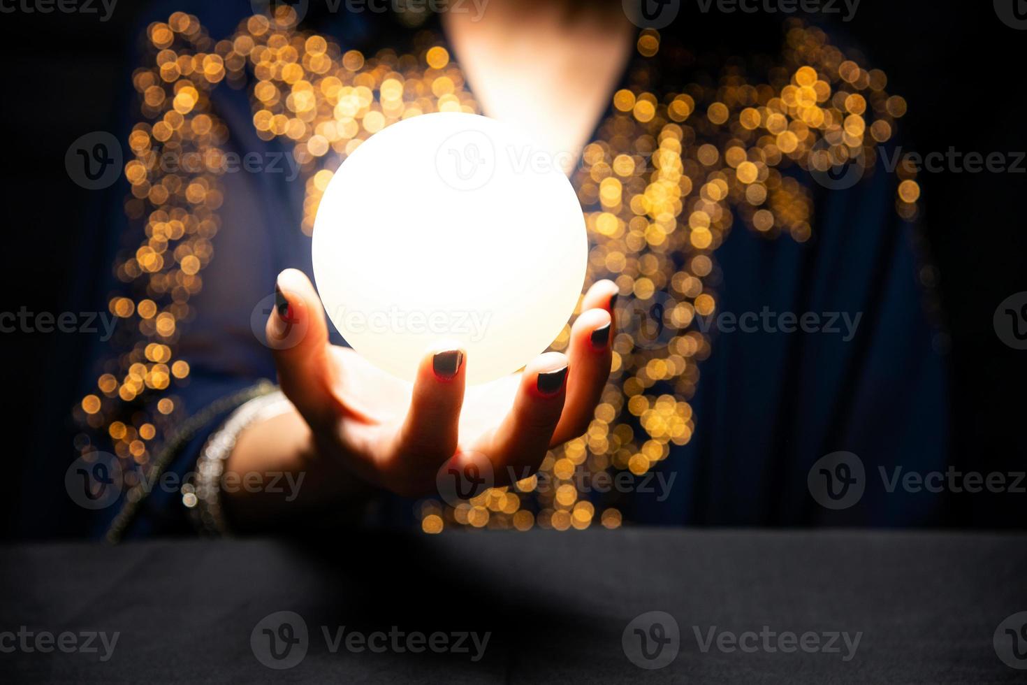 Fortune teller's hands photo