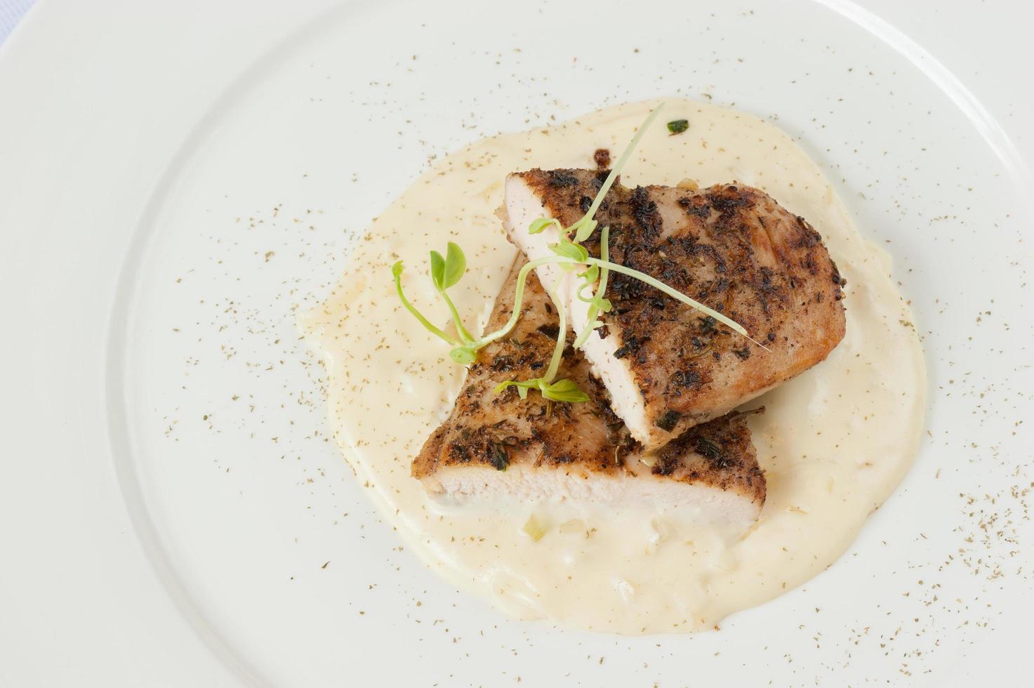 Grilled Pork with Lemon Sauce photo