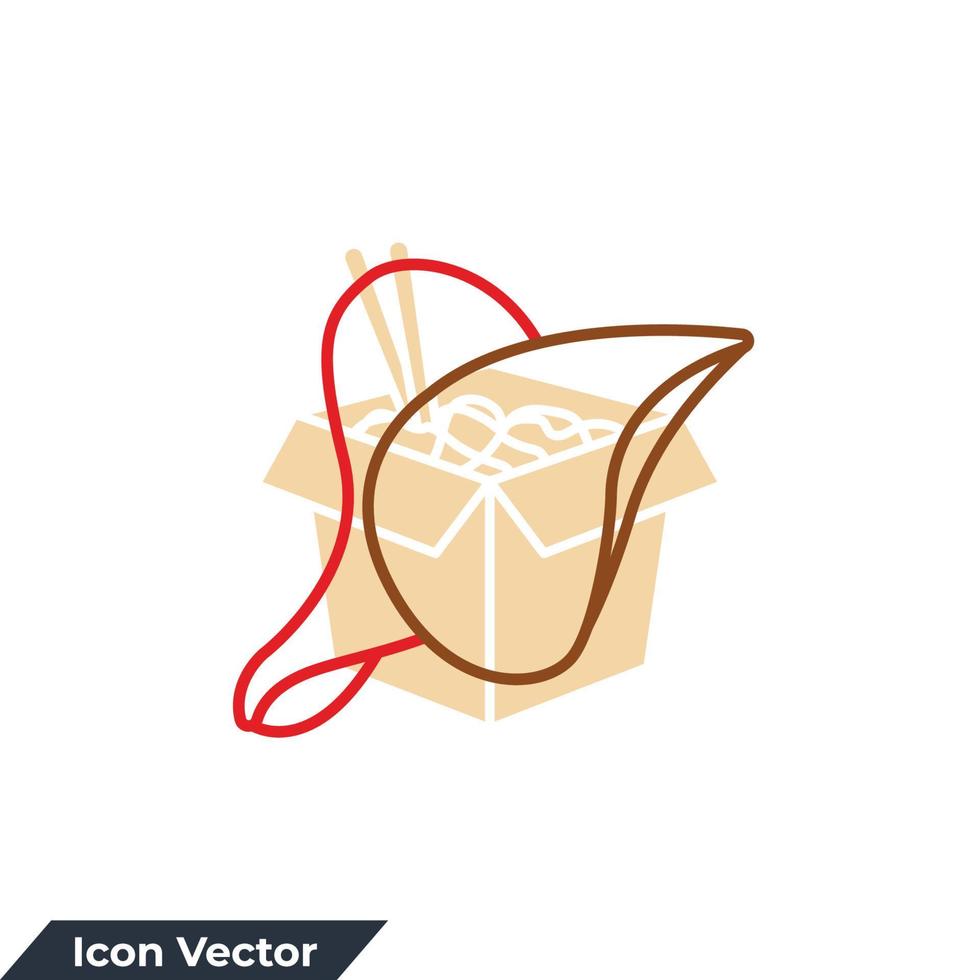papas fritas icono logo vector ilustración. plantilla de símbolo de patatas fritas para la colección de diseño gráfico y web