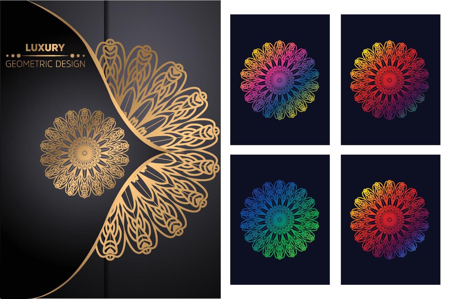 luxury ornamental mandala design background Mandala pattern Coloring book Art wallpaper design, tile pattern, greeting card, sticker, lace and tattoo. decoration for interior design vector