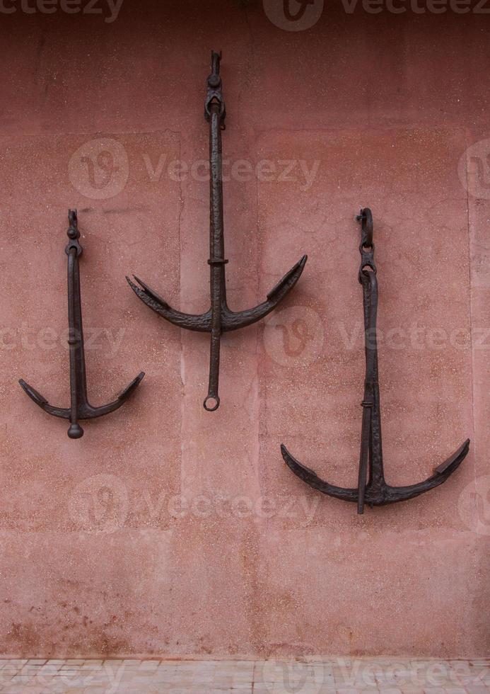 Anchors on wall photo