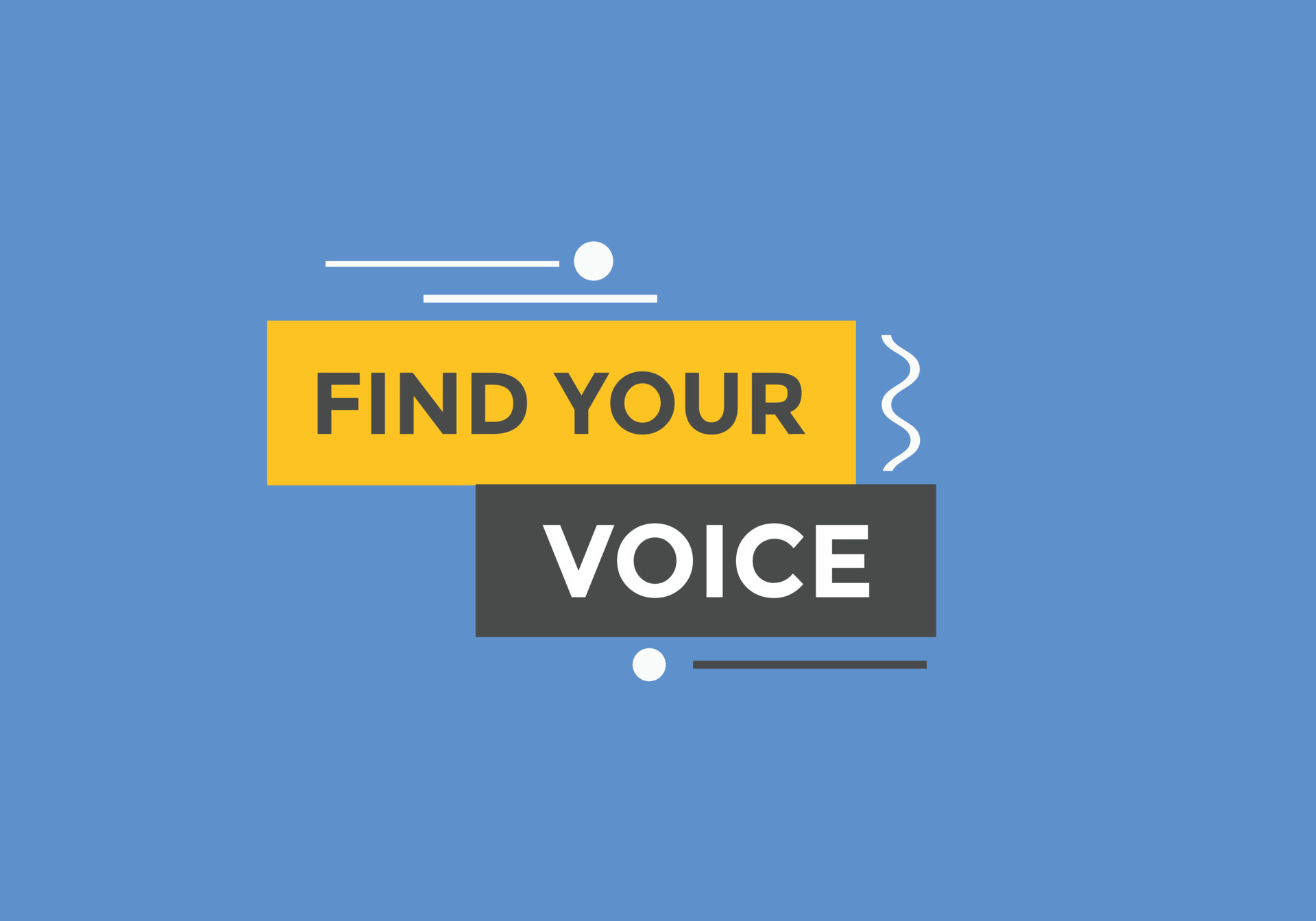 Find your voice button. Find your voice sign speech bubble. banner