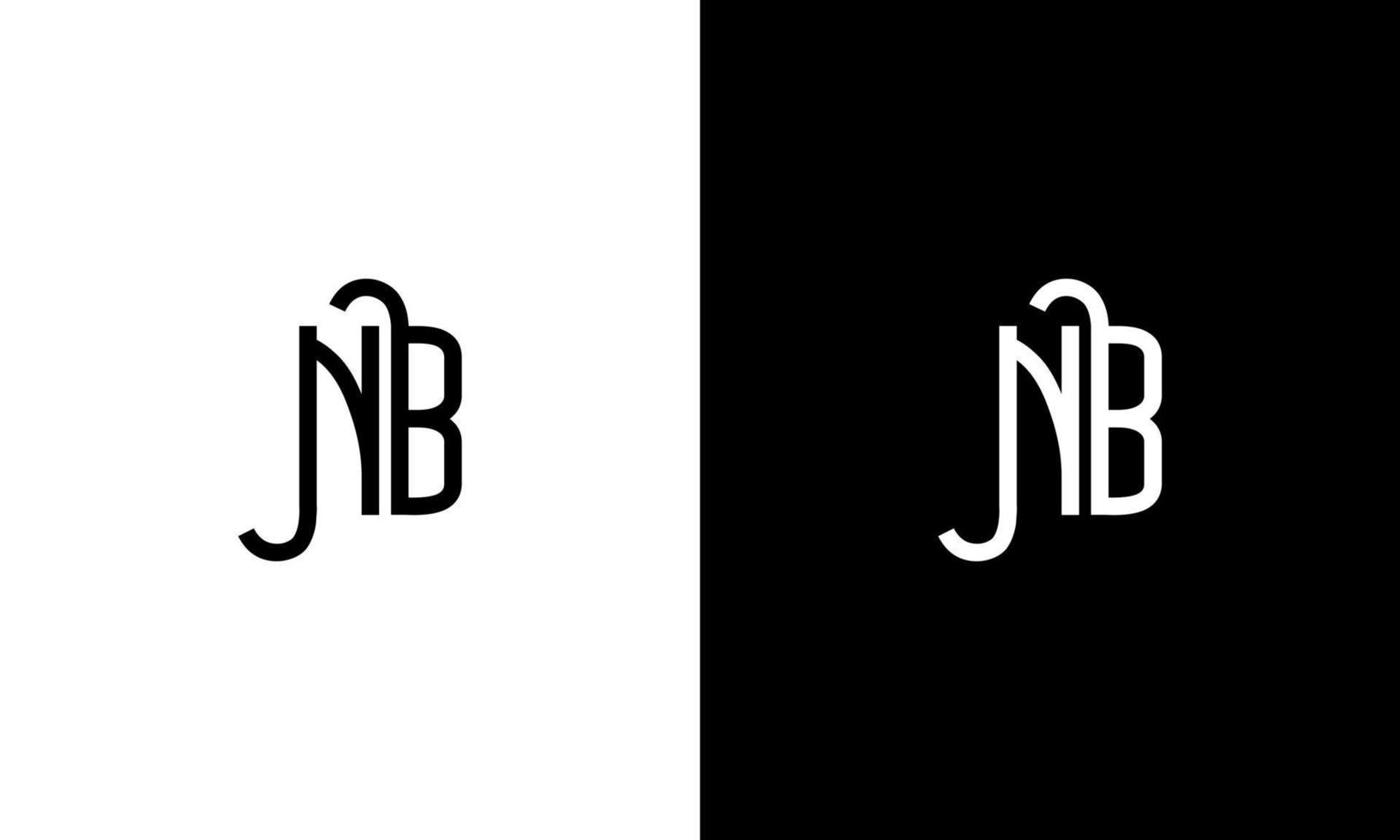 Letter NB vector logo free template Free Vector