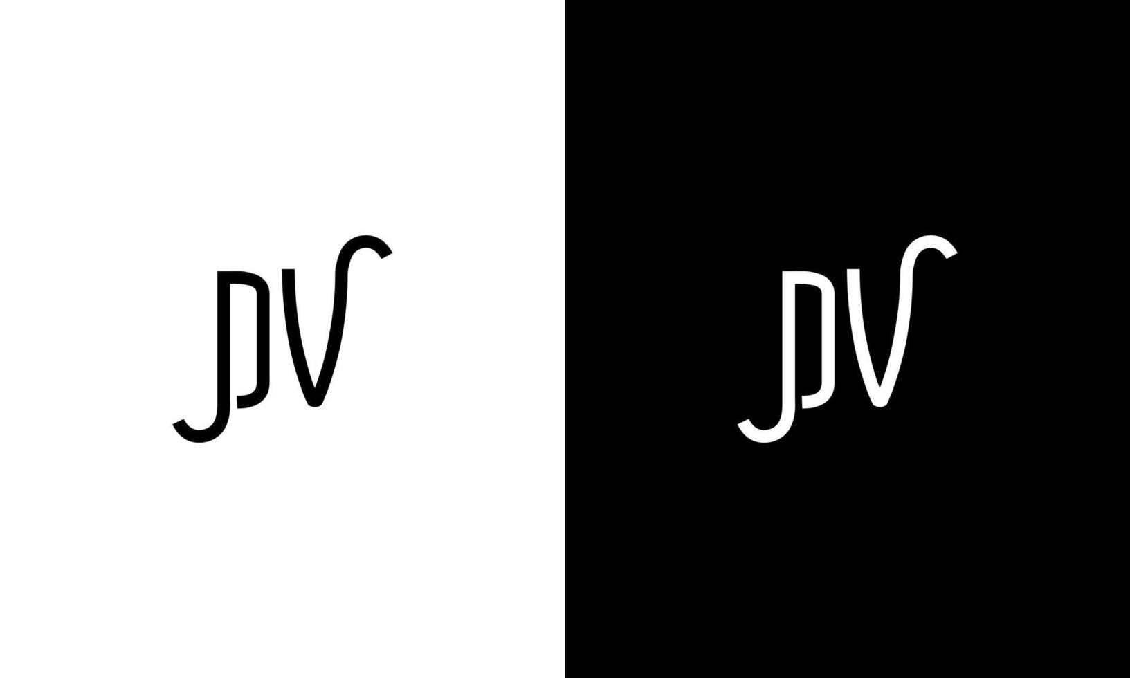 Letter DV vector logo free template Free Vector