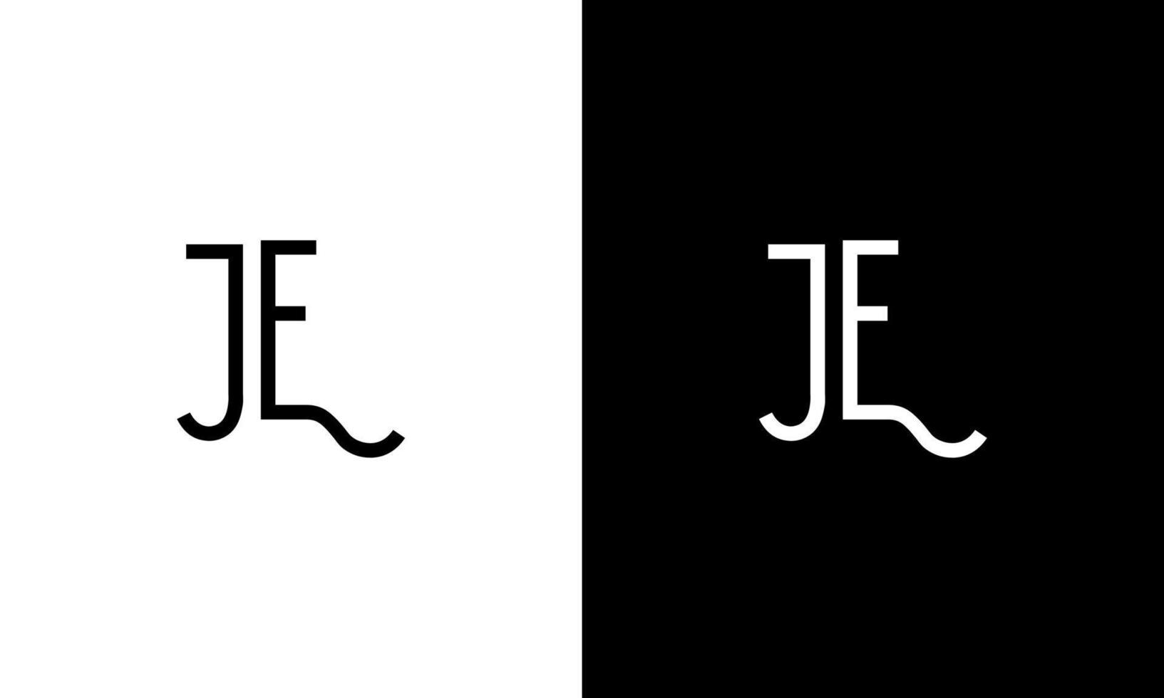 Letter JE vector logo free template Free Vector