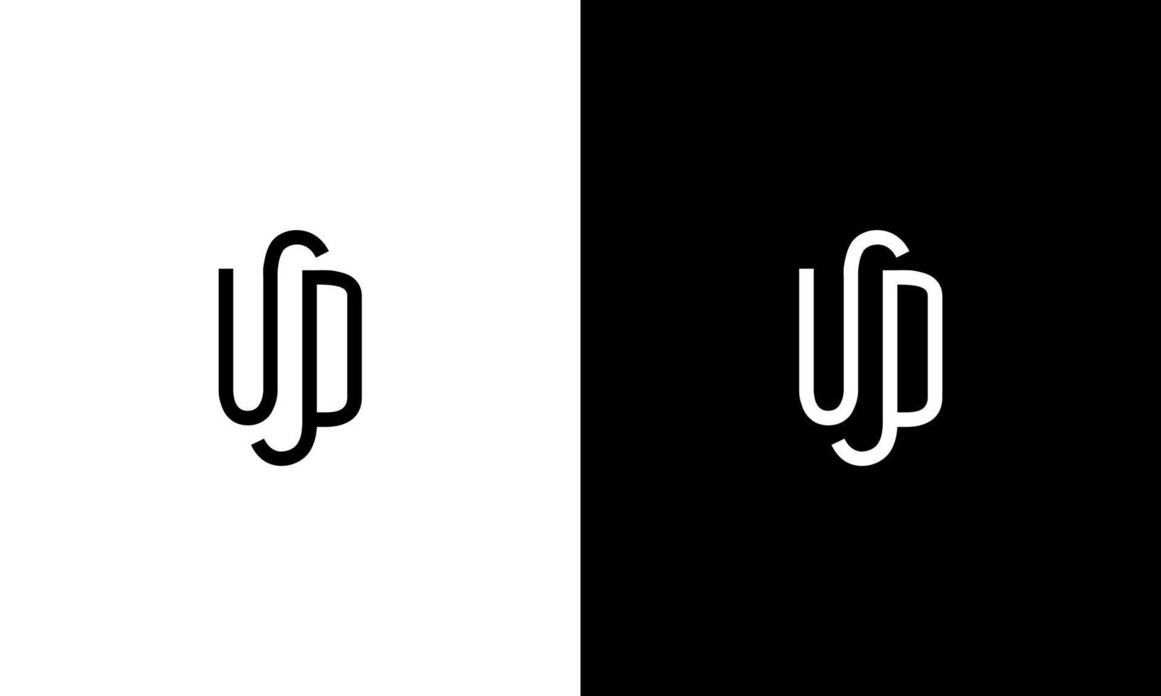 Letter UD vector logo free template Free Vector