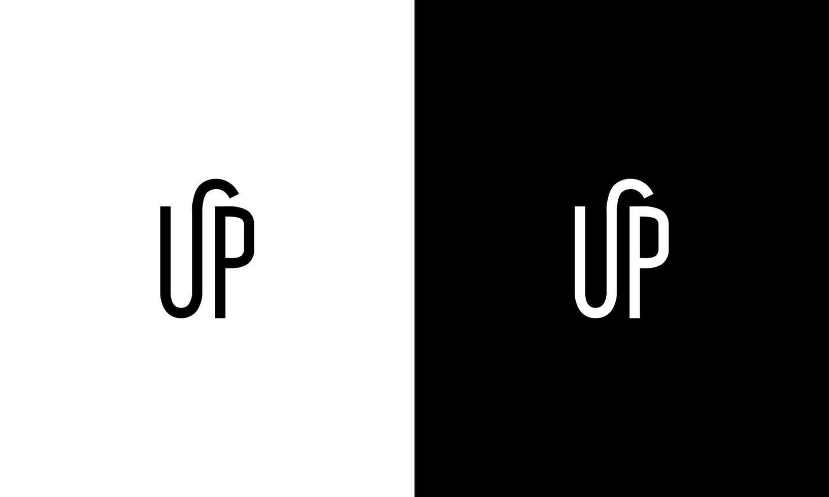 Letter UP vector logo free template Free Vector