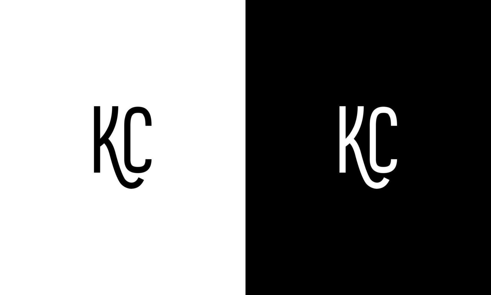 Letter KC vector logo free template Free Vector