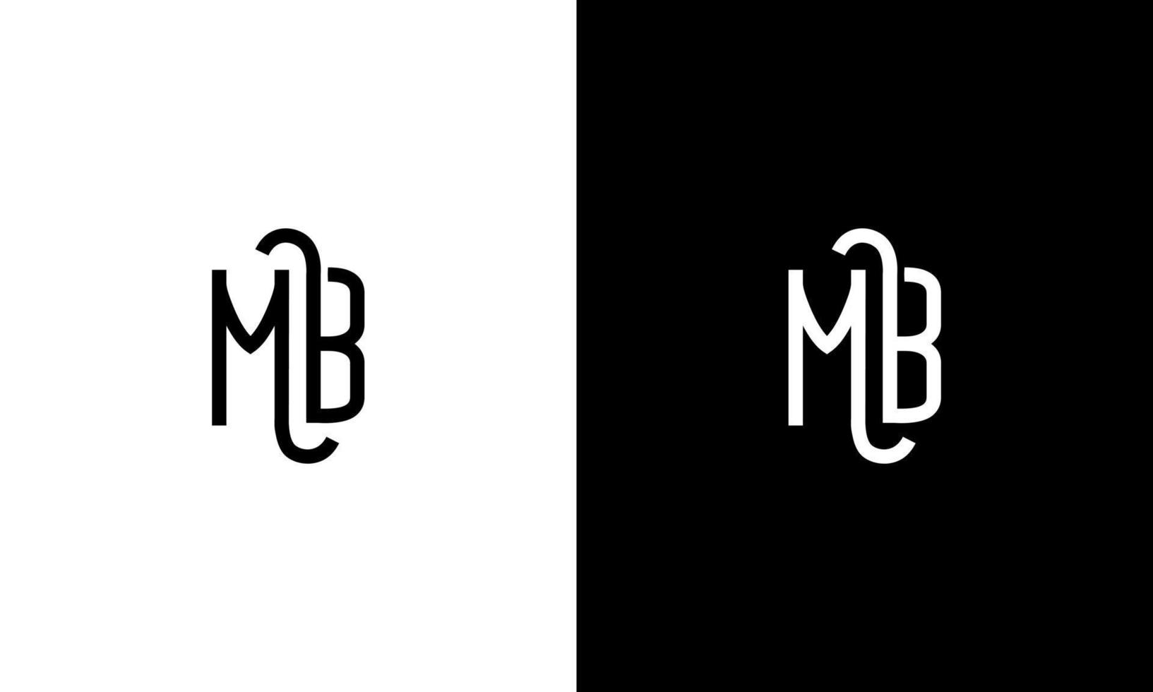 Letter MB vector logo free template Free Vector