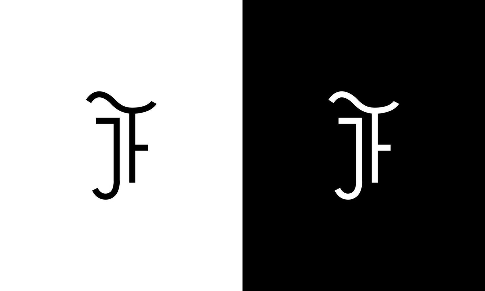 Letter JF vector logo free template Free Vector