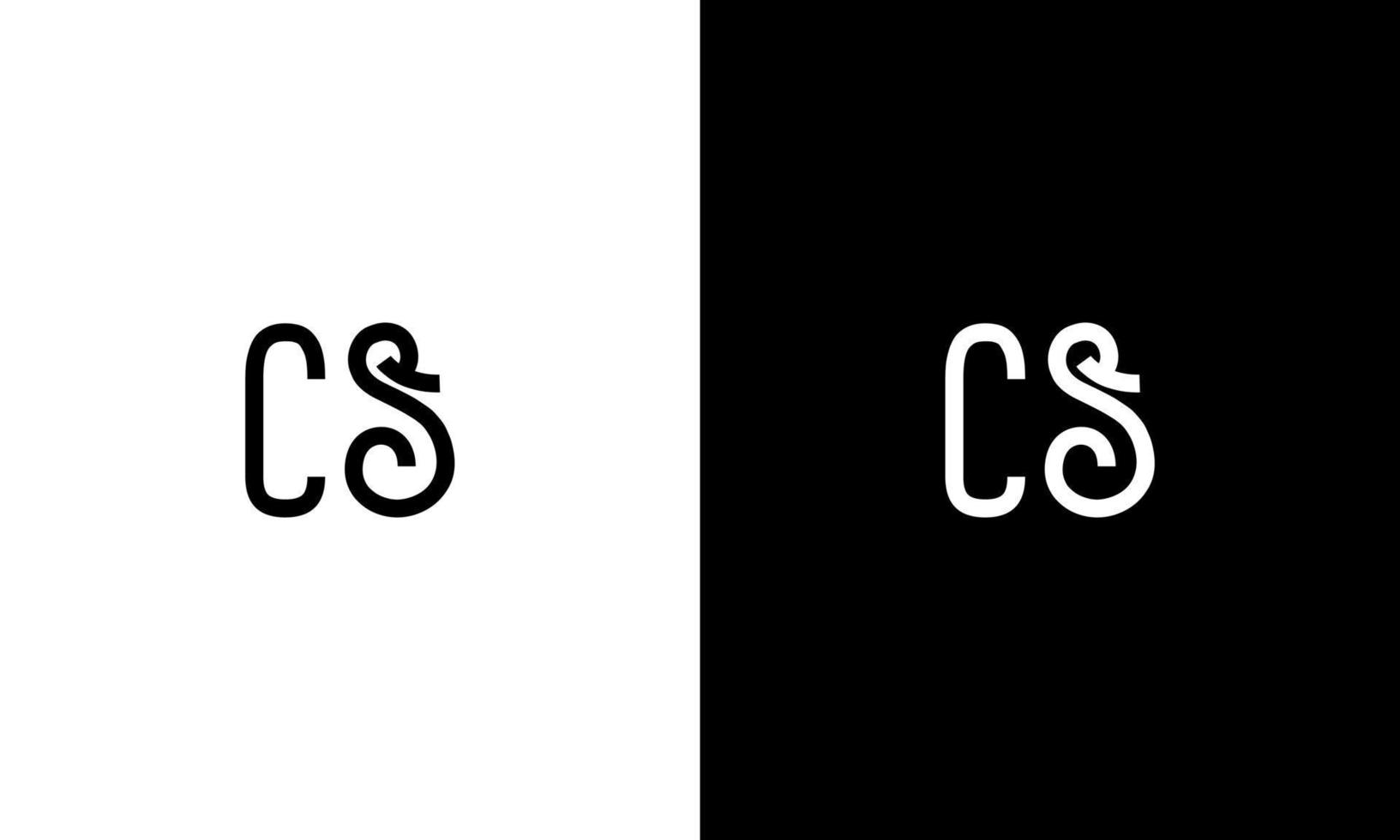 Letter CS vector logo free template Free Vector