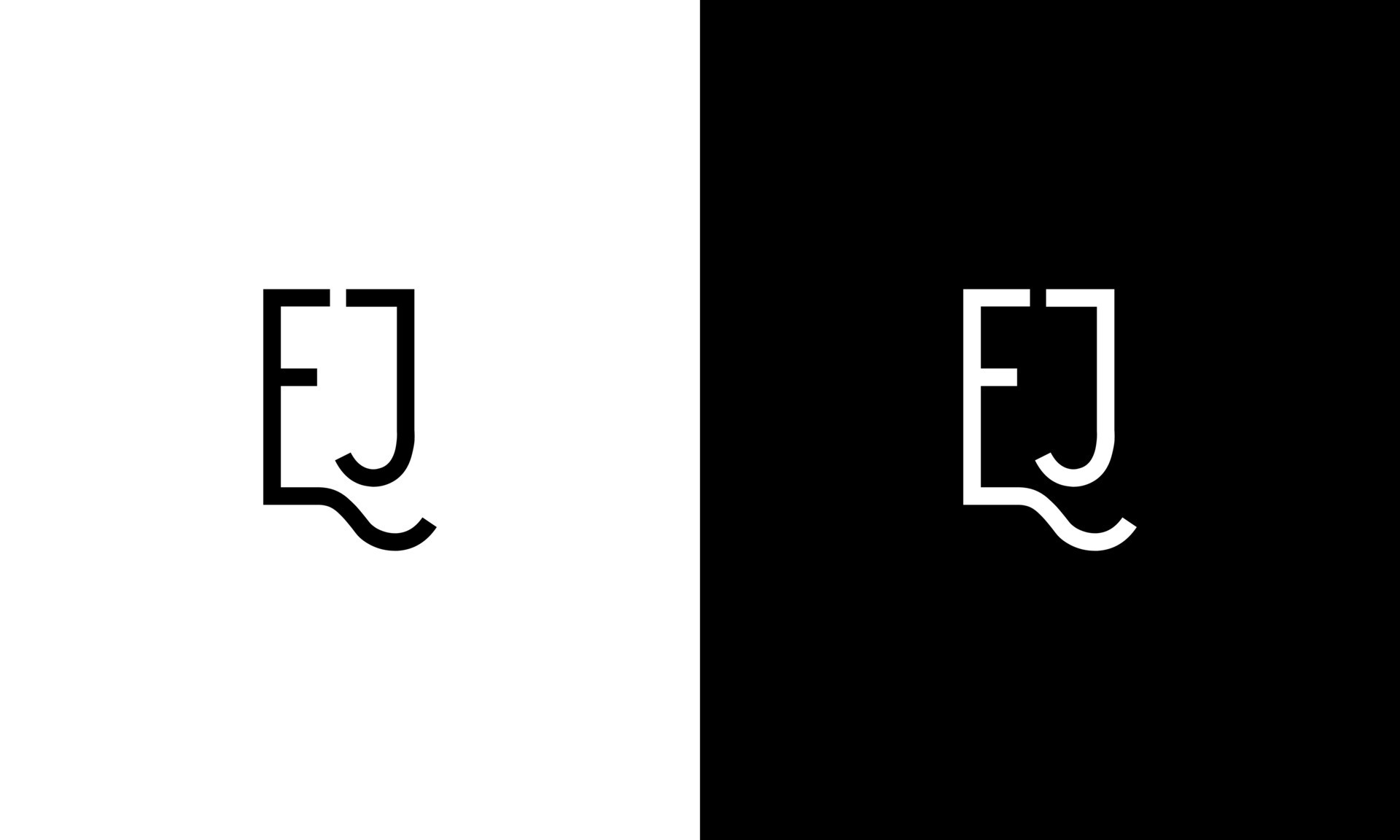 Letter EJ vector logo free template Free Vector 11560812 Vector Art at ...