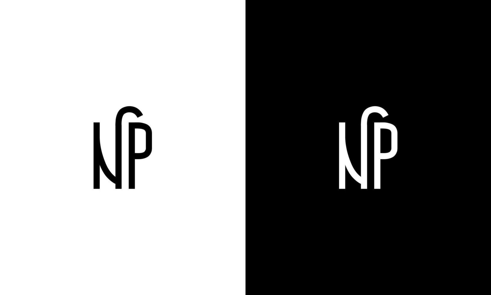 Letter NP vector logo free template Free Vector