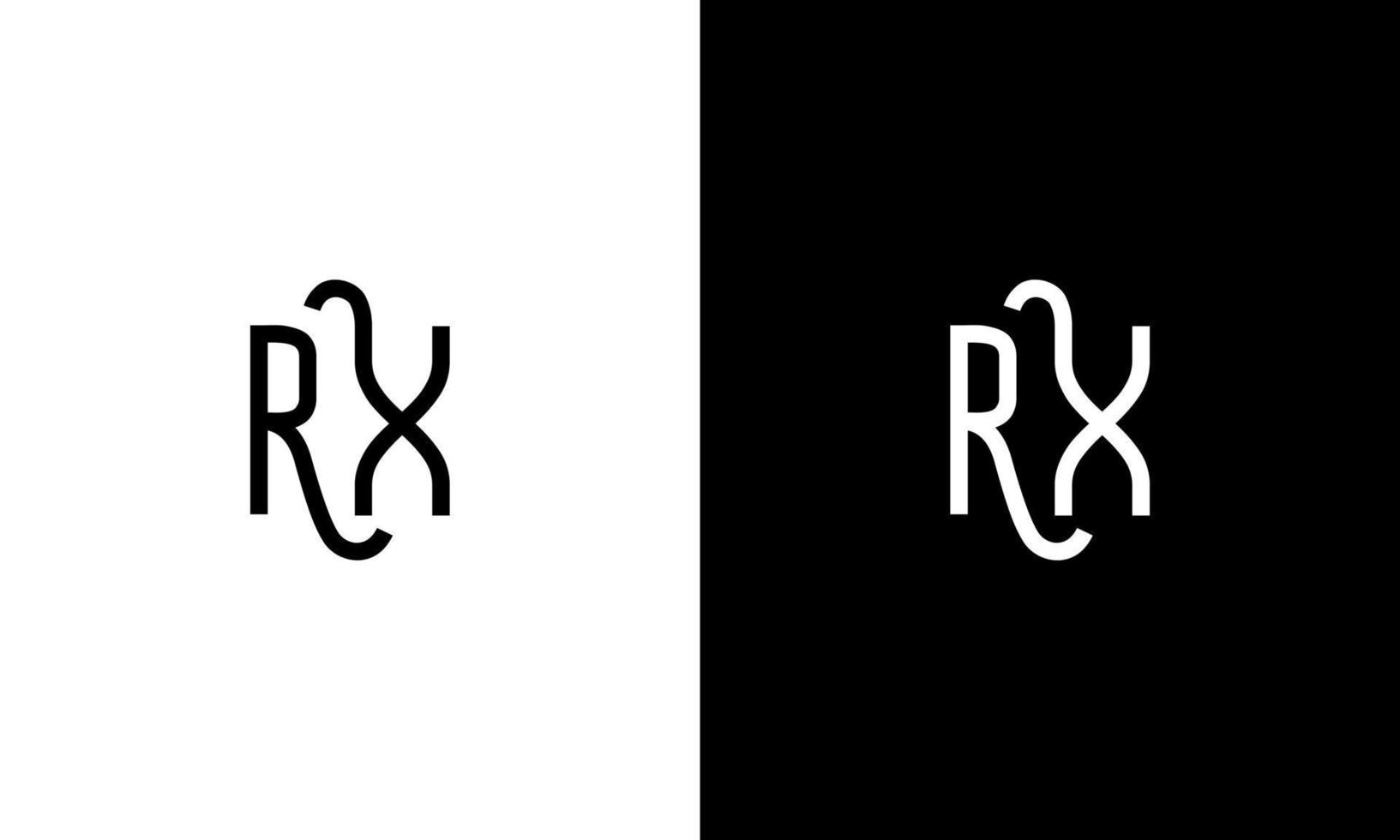 Letter RX vector logo free template Free Vector