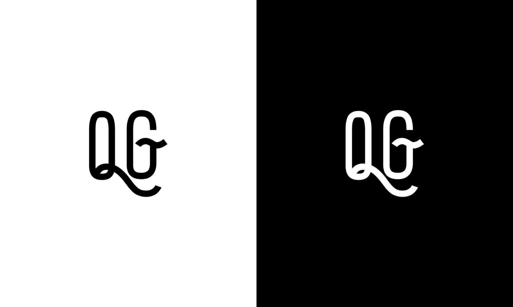 Letter QG vector logo free template Free Vector