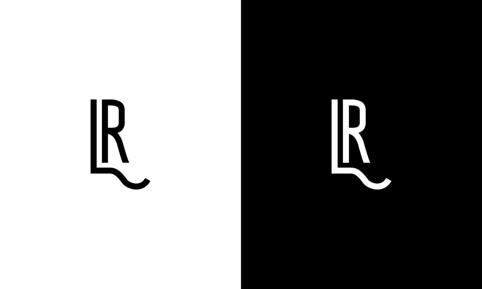 Letter LR vector logo free template Free Vector
