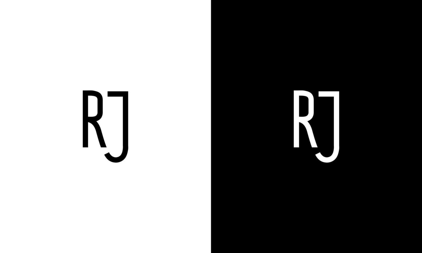 Letter RJ vector logo free template Free Vector