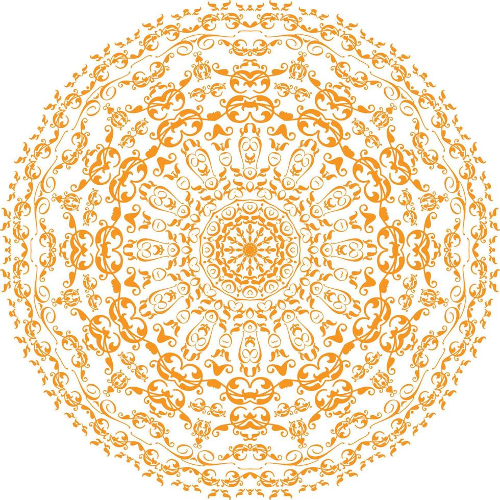 Light color Mandala Pattern. vector