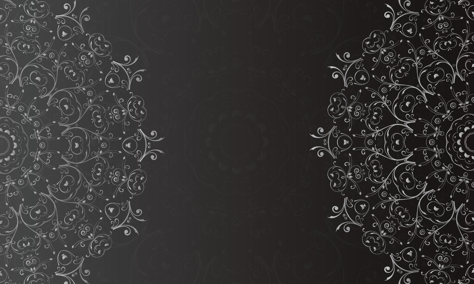 Abstract colorful Mandala design background. vector