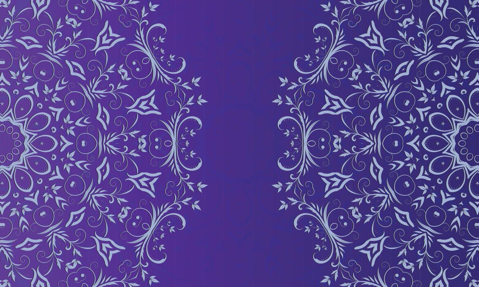 Abstract colorful Mandala design background. vector
