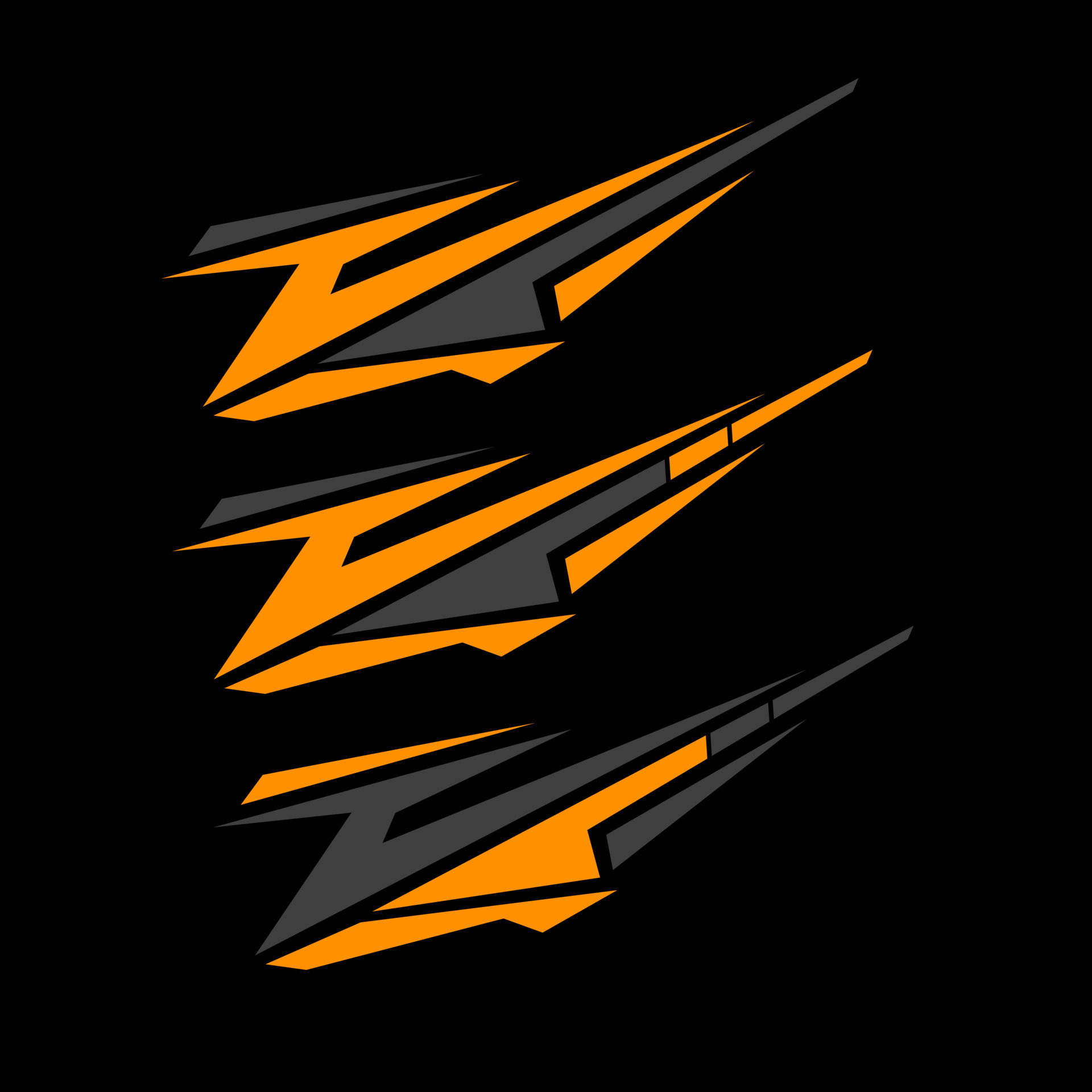 racing car body sticker design vector. car modification sticker