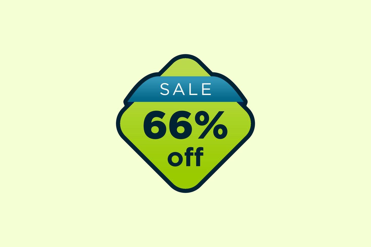 66 discount, Sales Vector badges for Labels, , Stickers, Banners, Tags, Web Stickers, New offer. Discount origami sign banner.