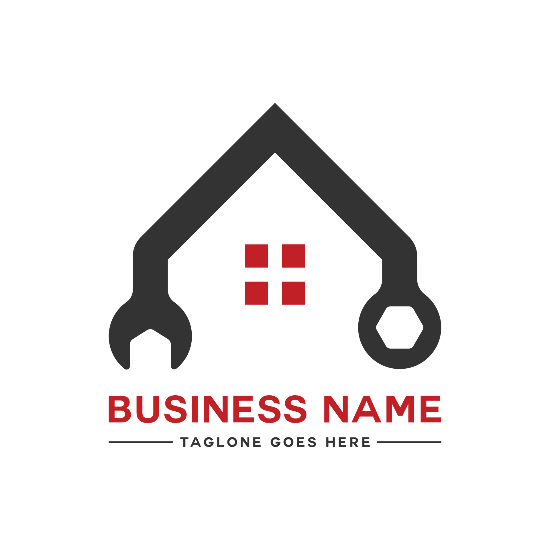 Home Repair Handyman Logo Design 11564142 Vector Art at Vecteezy