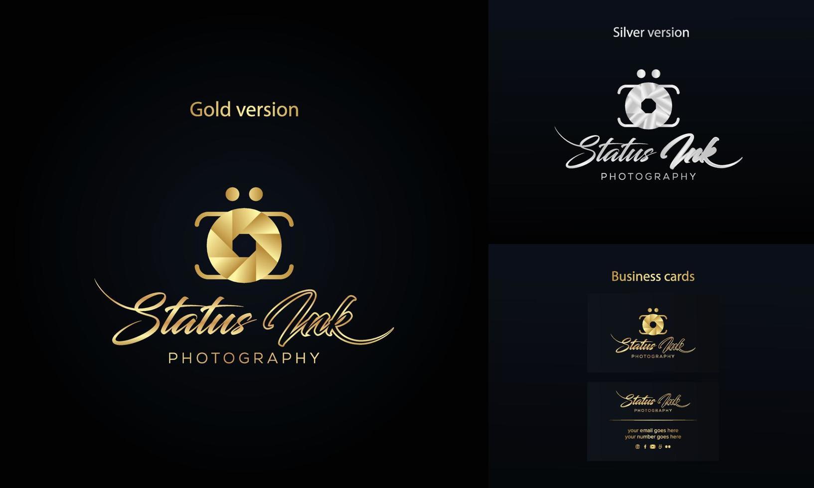 Camera photography logo icon vector template EPS 10