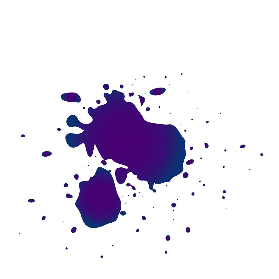 Color ink splashes. Grunge splatters. Abstract background. Grunge text banners vector