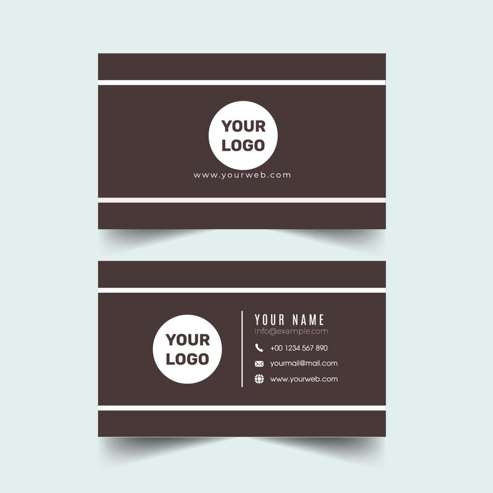 Modern Business card vector