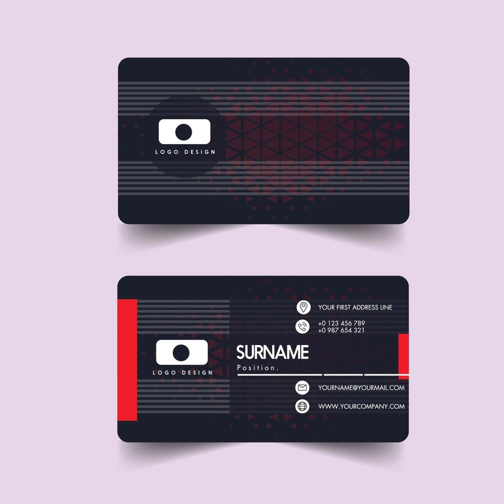 Business card Template vector