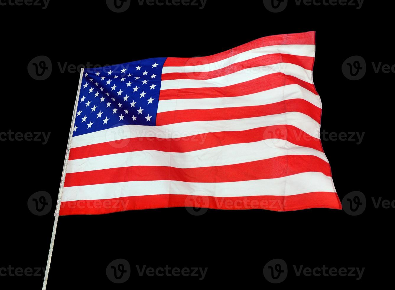 USA waving flag photo