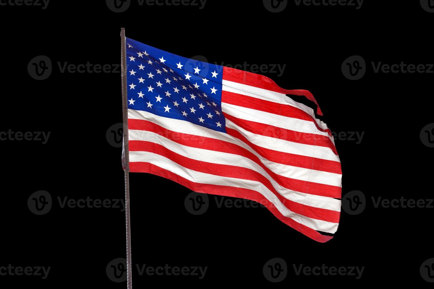 USA waving flag photo