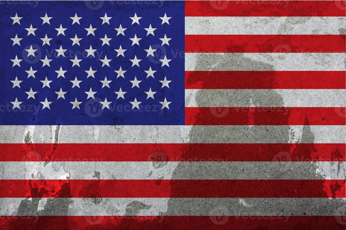 Textured USA flag photo