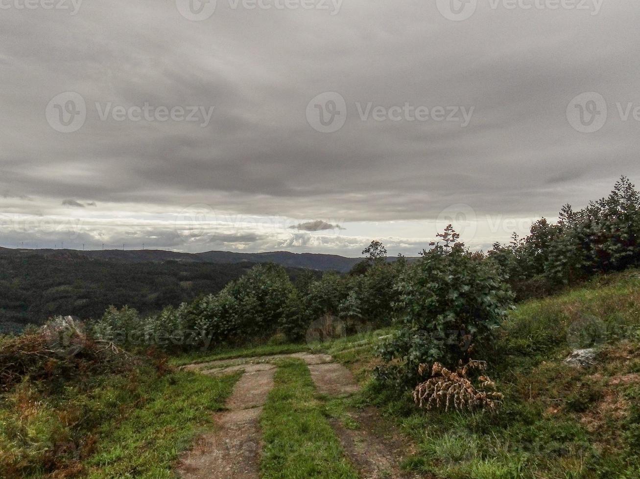 la cima de la montaña foto