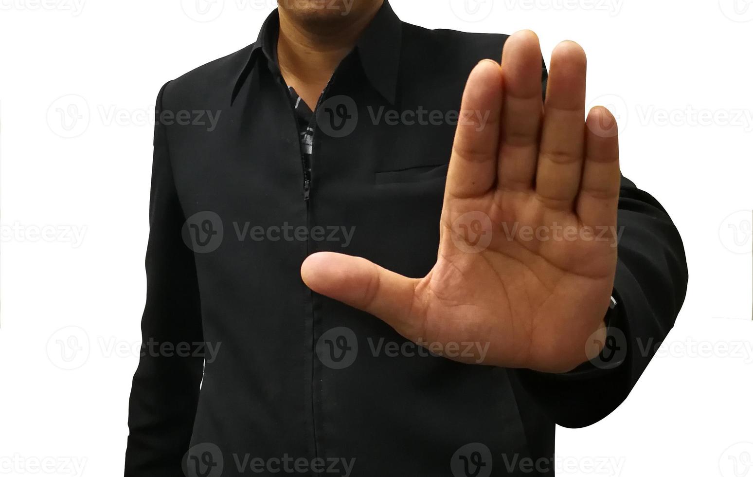 Hand Stop Gesture Photo