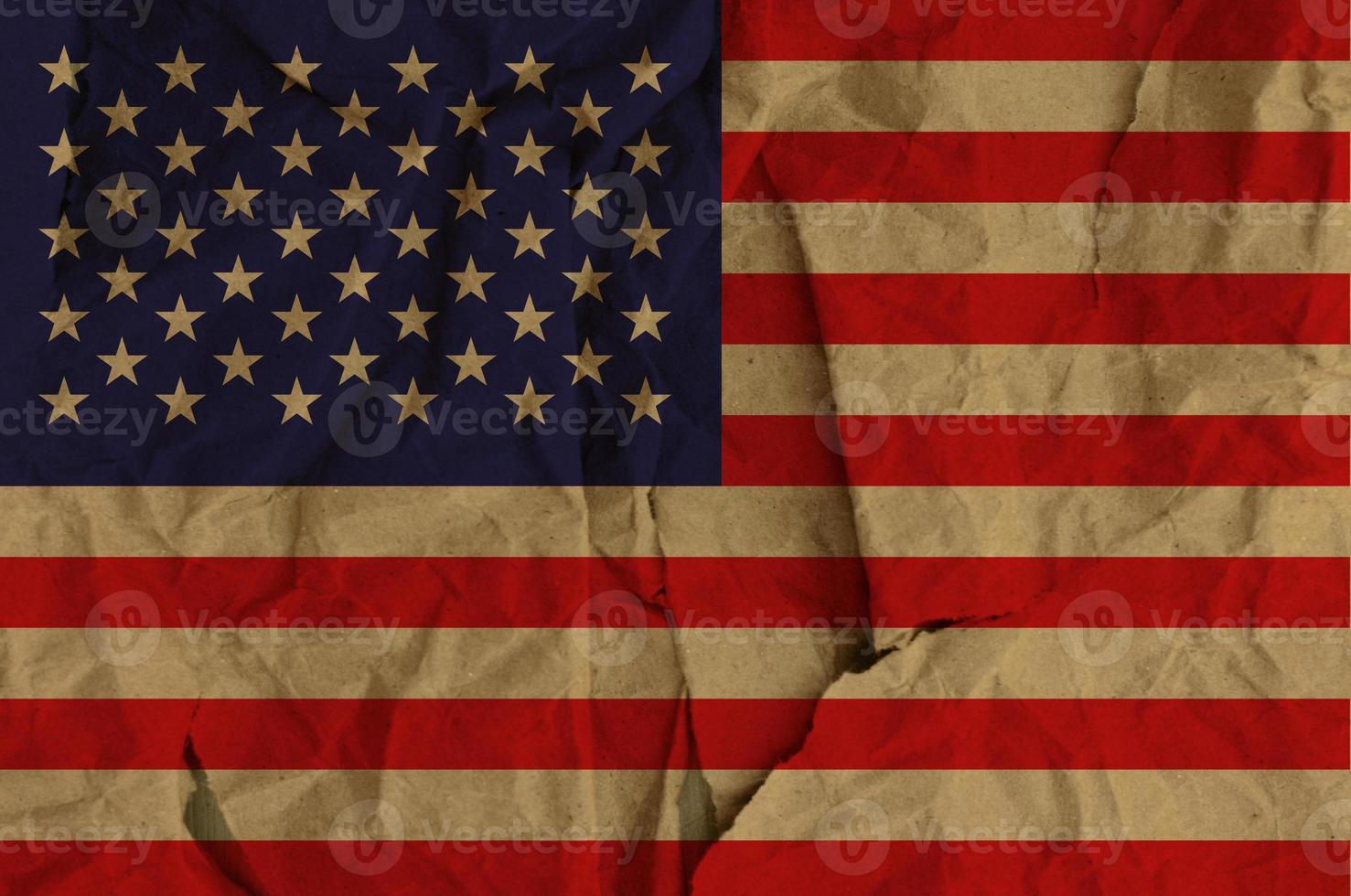 Textured USA flag photo