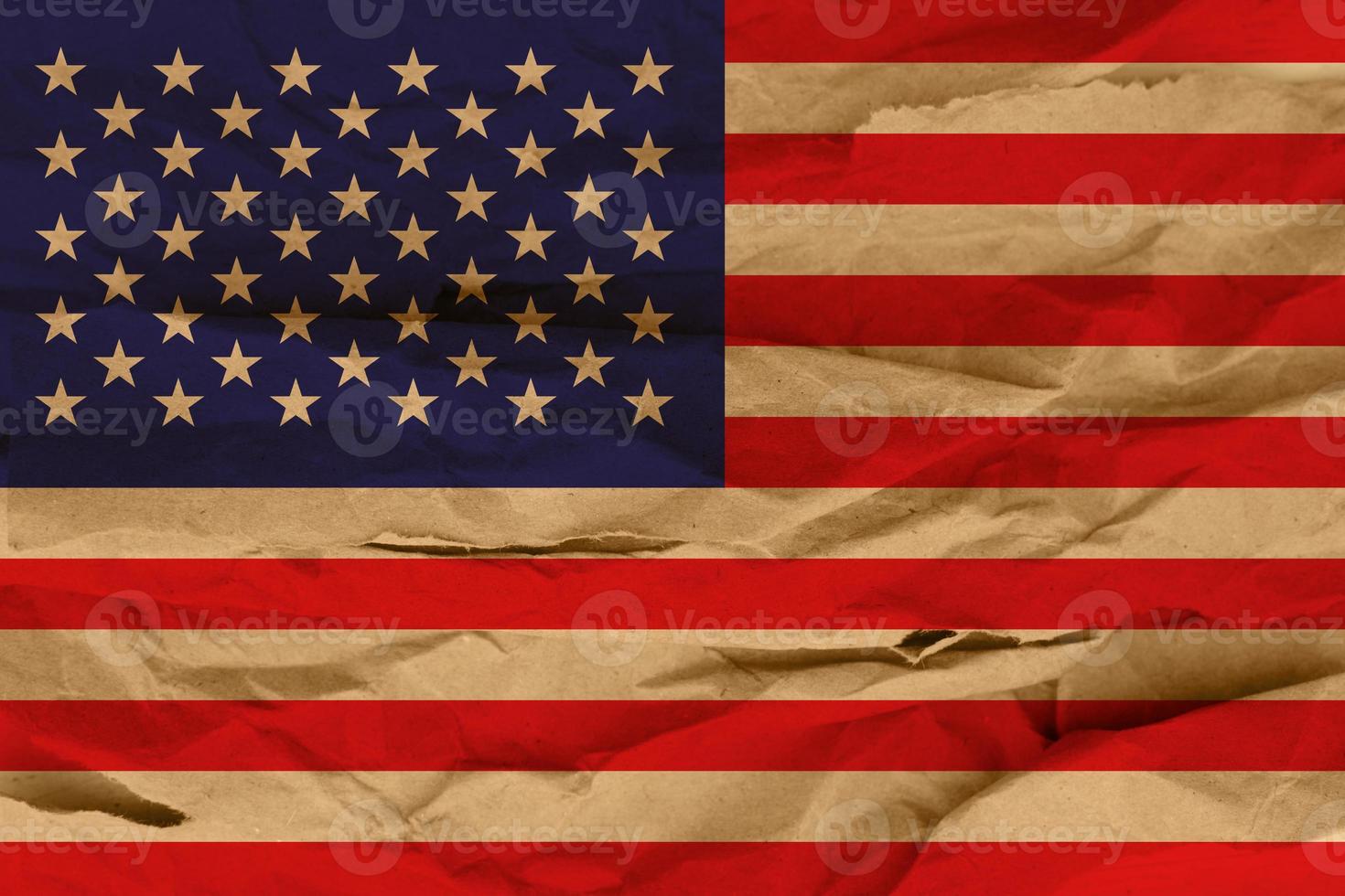 bandera de estados unidos con textura foto