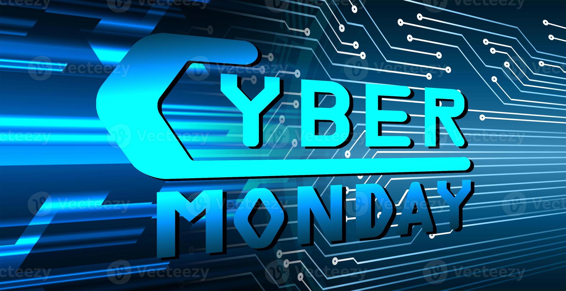 Cyber Monday Modern Technology Background photo