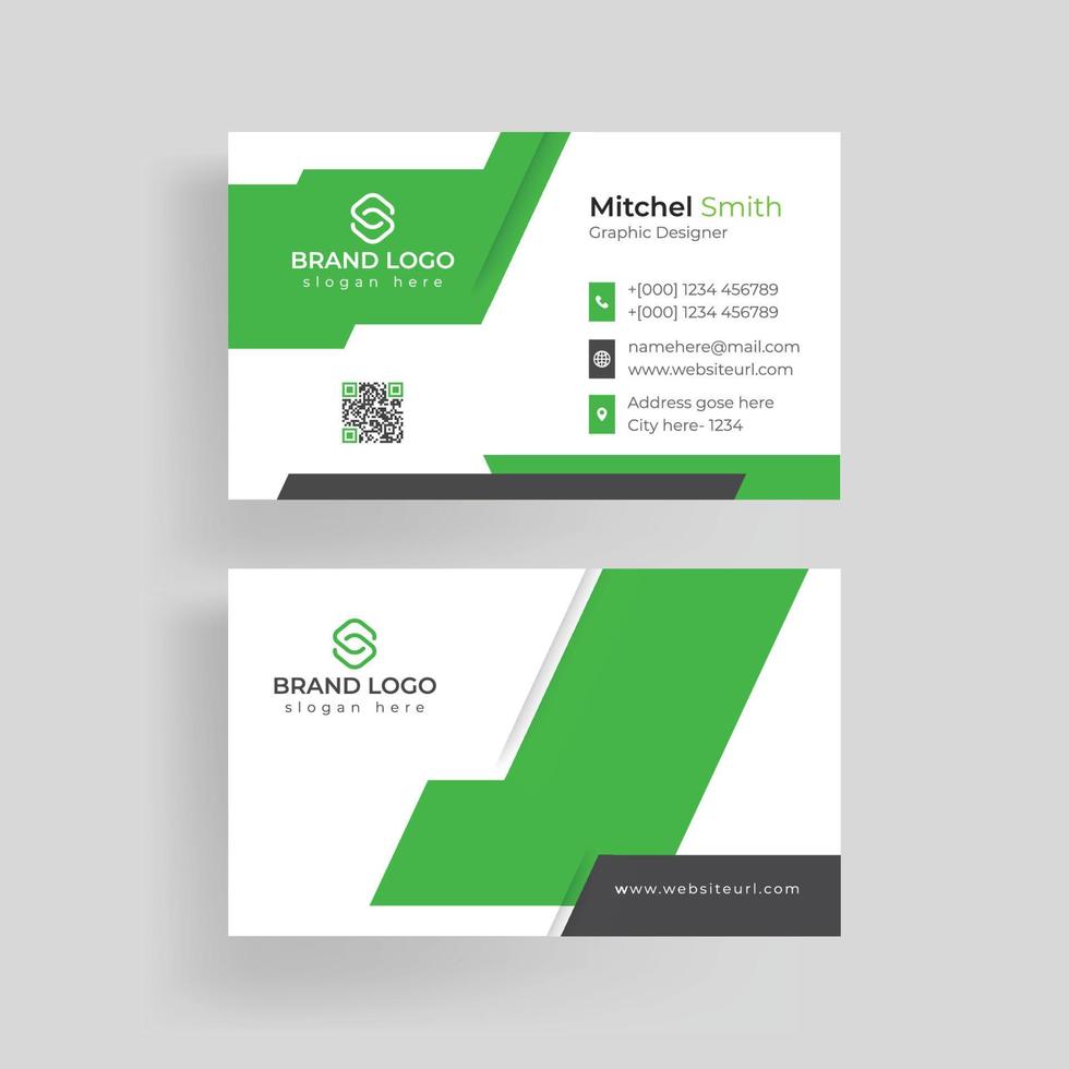 Abstract and Creative Business Card Vector Template