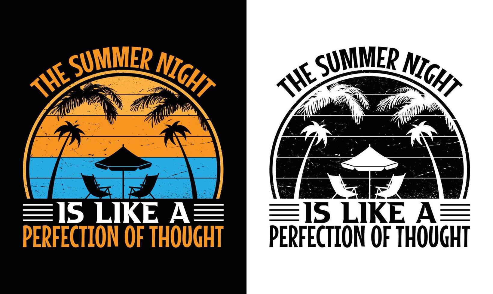 Summer Quote T shirt design vector