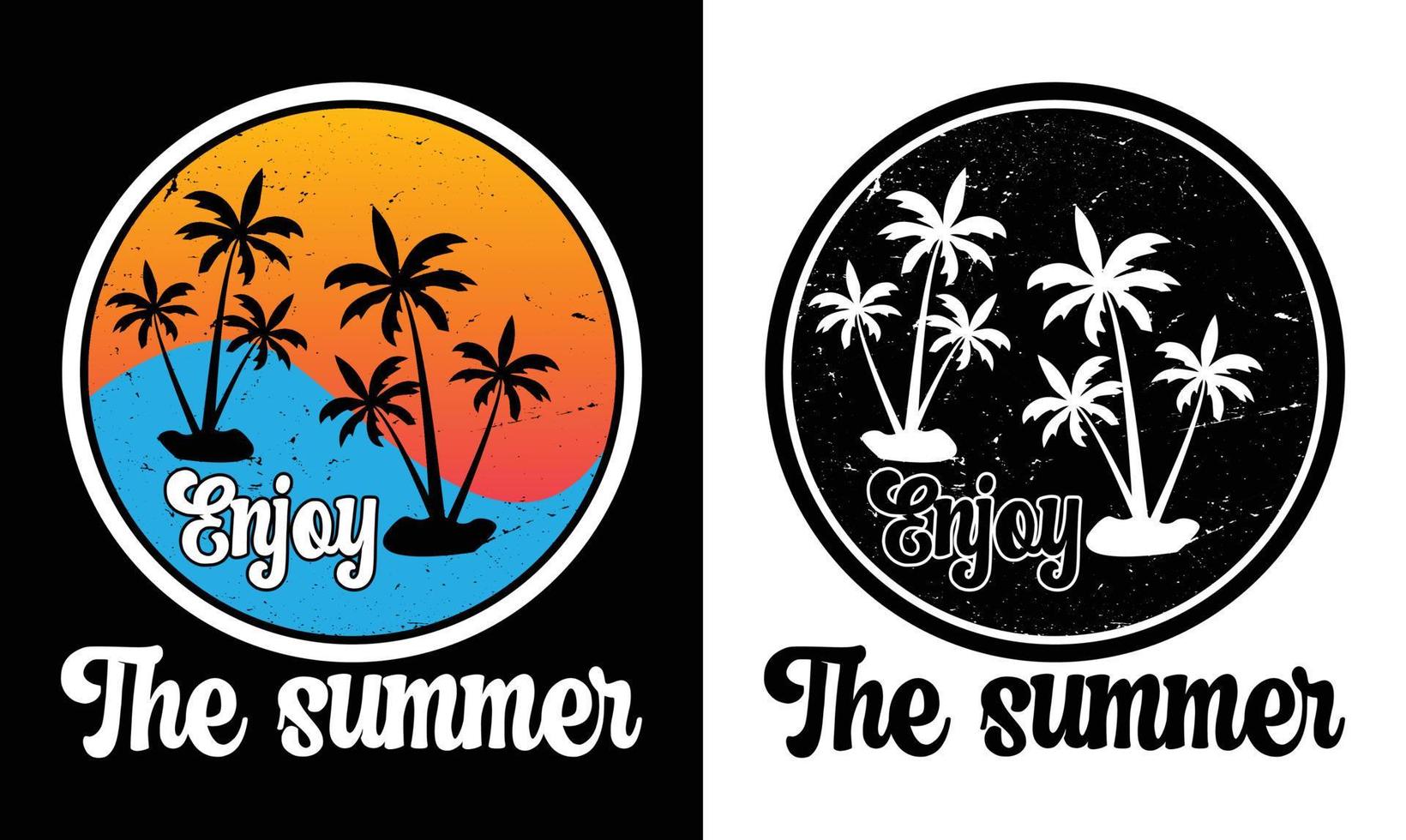 Summer Quote T shirt design vector