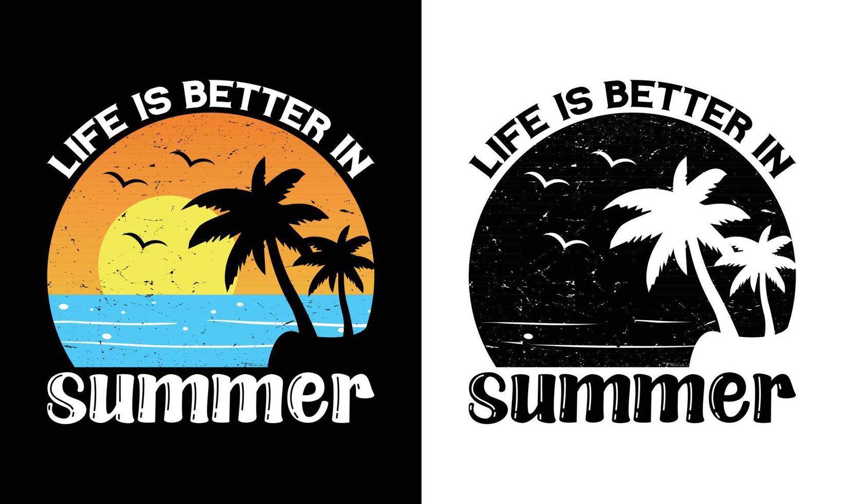 Summer Quote T shirt design vector