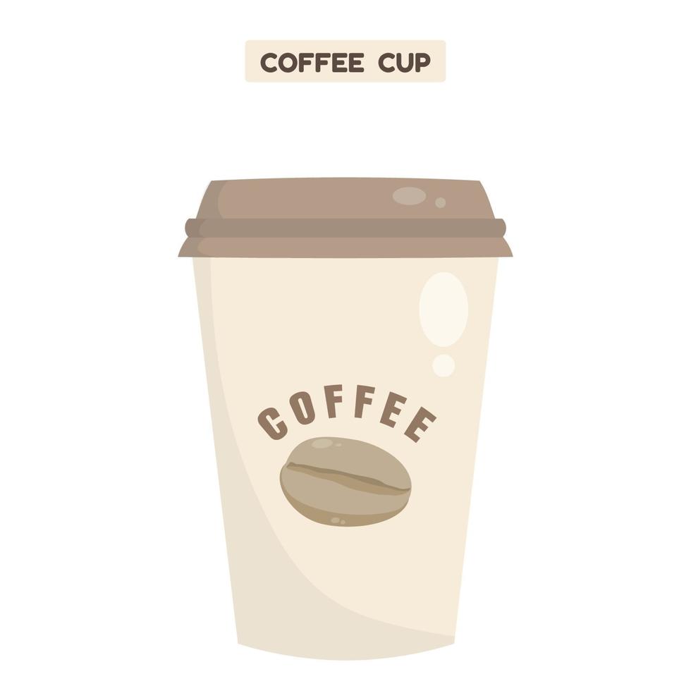 Coffee cup icon vector
