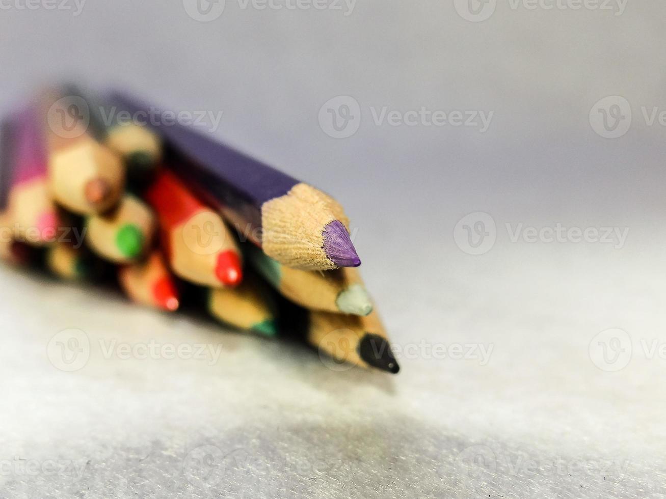 Colored pencils group photo