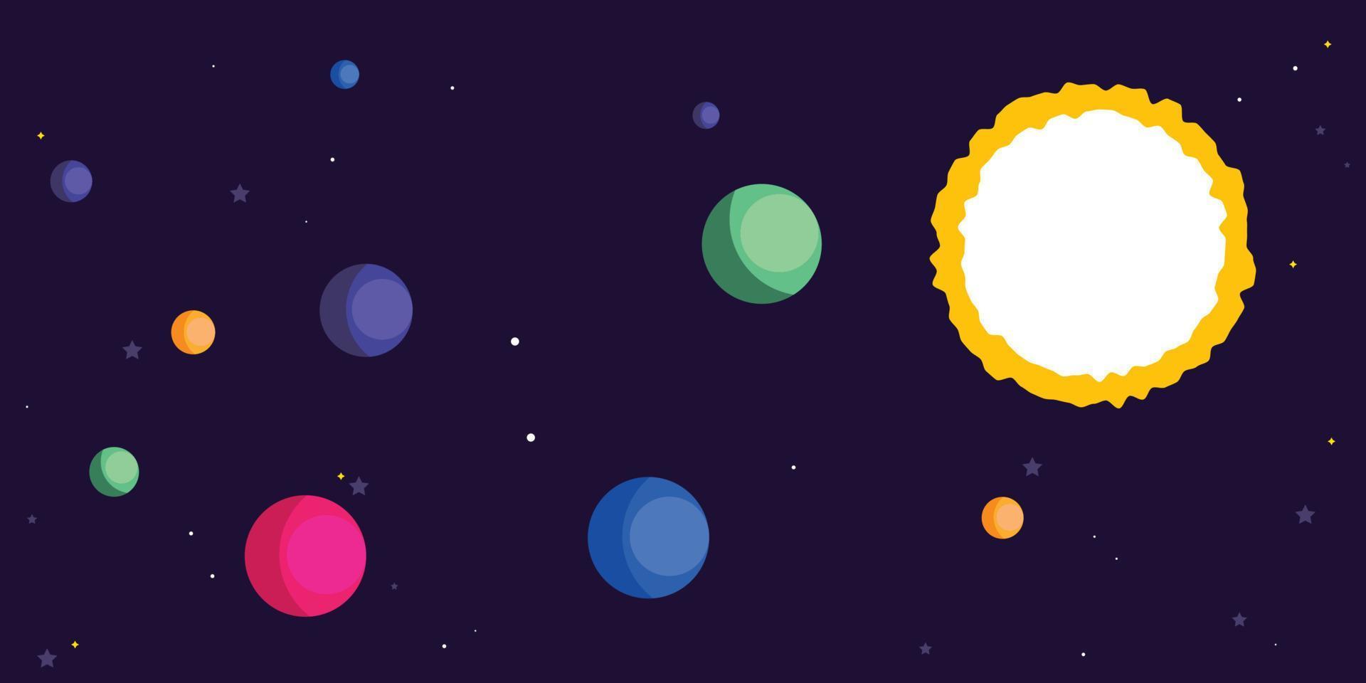 galaxy planets illustration vector icon background .eps
