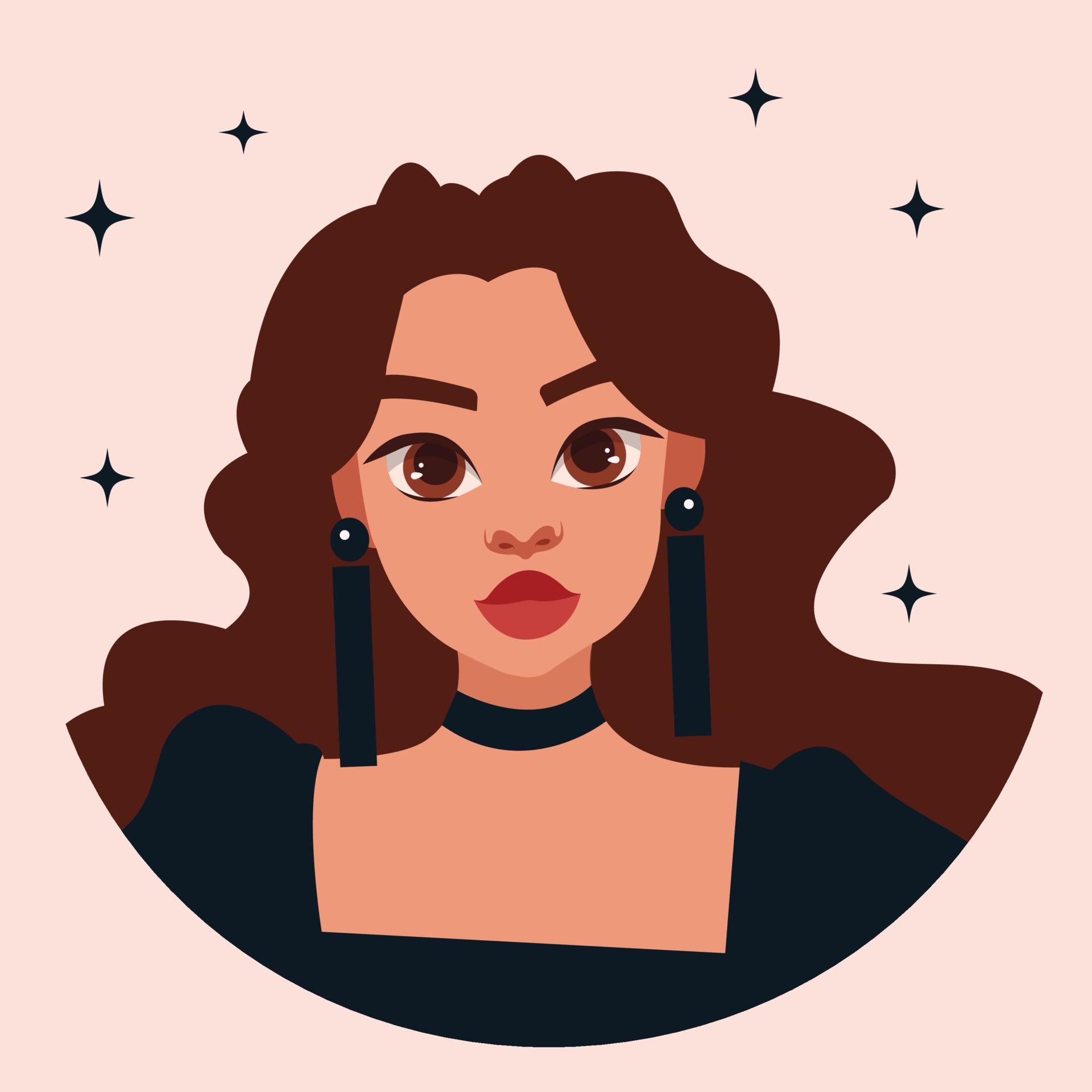 beautiful girl vector flat illustration design. 11569354 Vector Art at