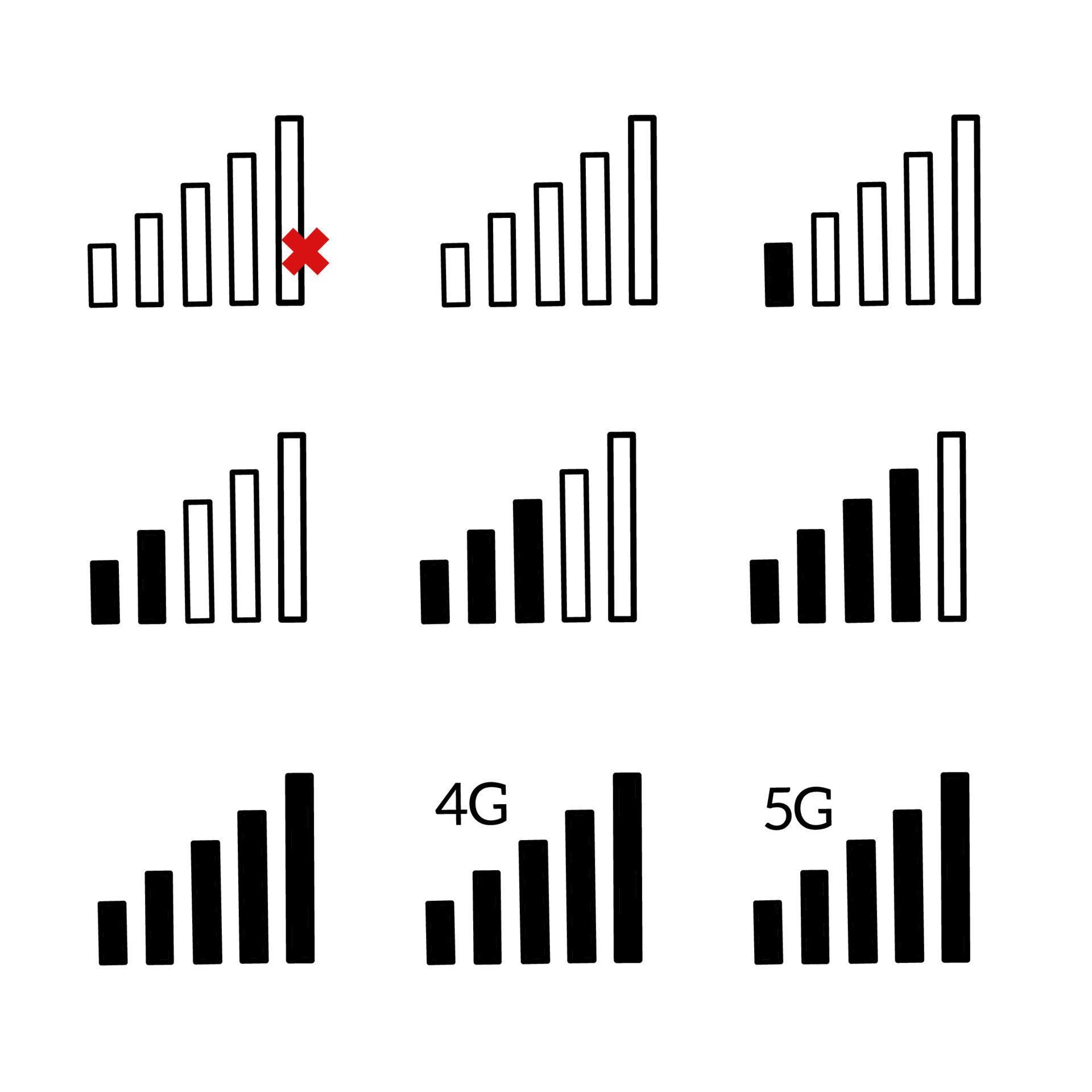 signal bar icon vector illustration 11569780 Vector Art at Vecteezy
