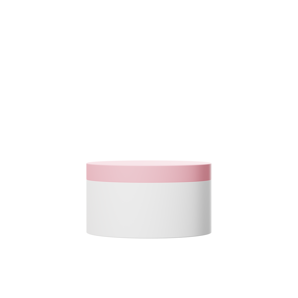 3D leere Pastell-Podiumsständer-Anzeige. minimalistische Sockel- oder Vitrinenszene für vorhandenes Produkt und Attrappe png