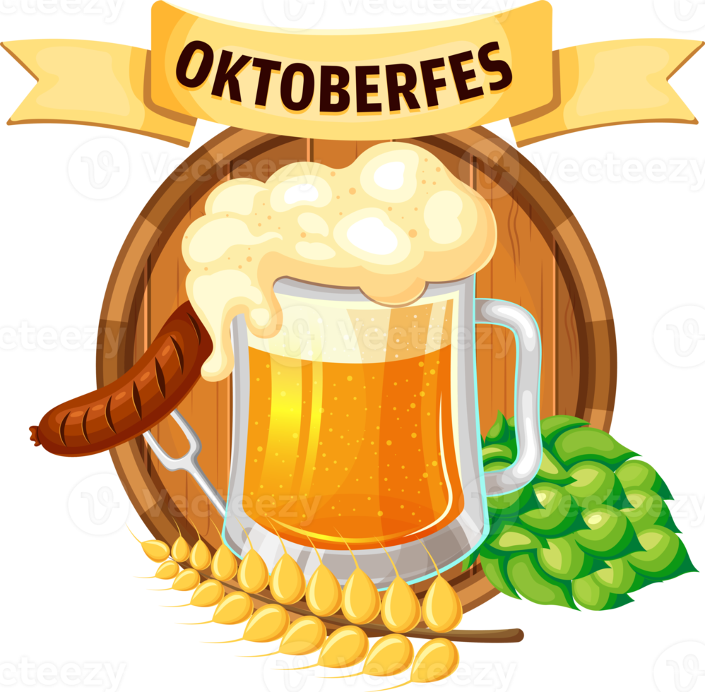 Delicate Oktoberfest elements png